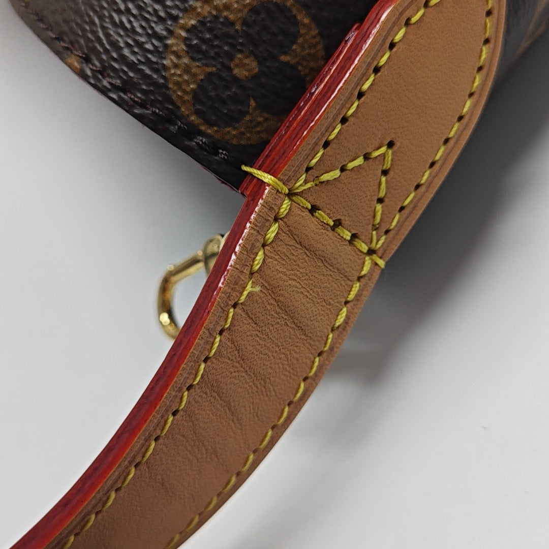 ALL IN Monogram Coated Canvas Brown
