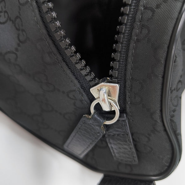 Monogram Canvas Crossbody Bag Black