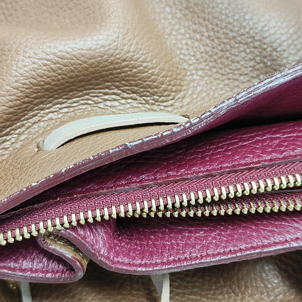 Calfskin Tote Bag Brown