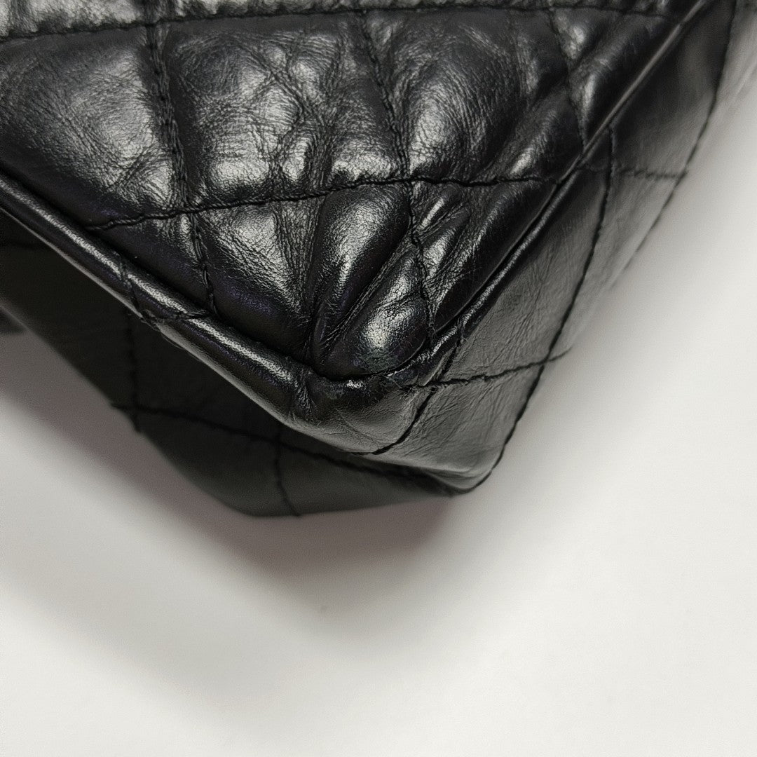 2.55 227 (jumbo) Quilted Calfskin Black