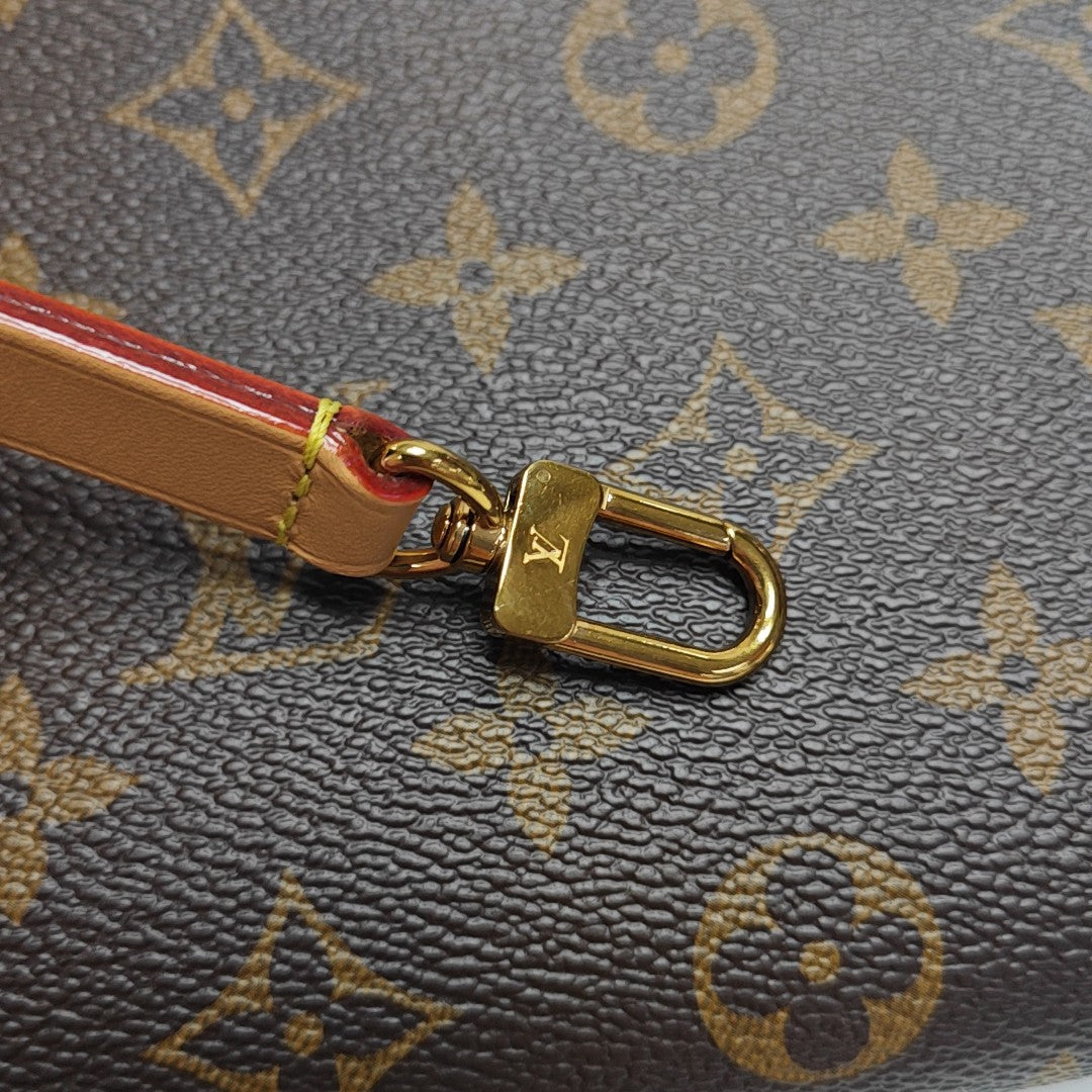IVY Monogram Coated Canvas Brown