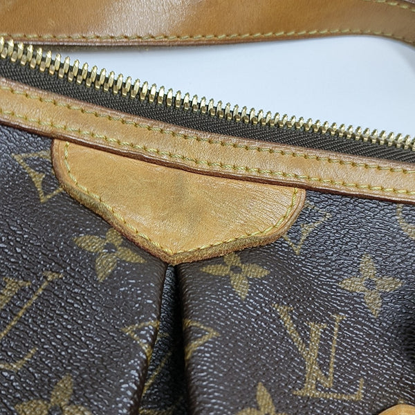 PALERMO GM Monogram Coated Canvas Brown