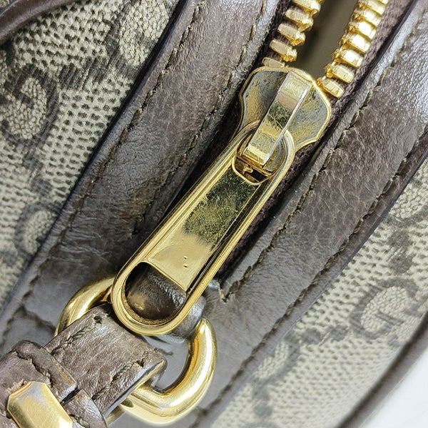 Ophidia Mini Monogram Coated Canvas Beige
