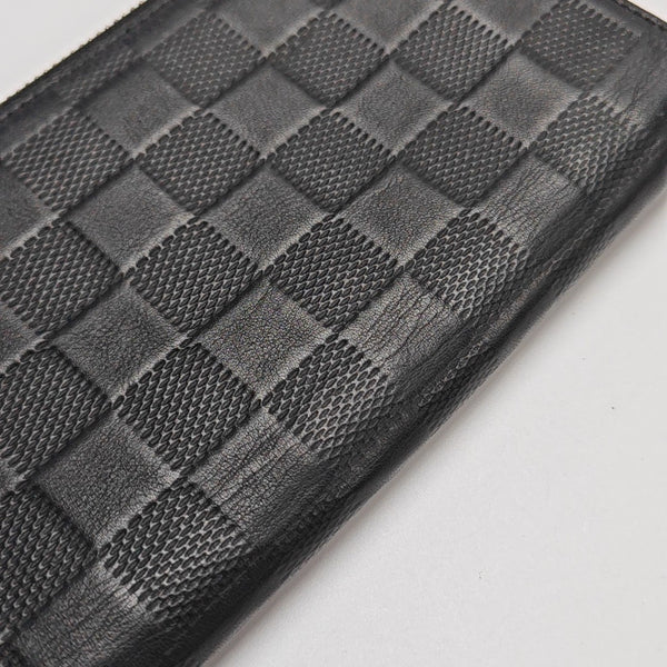 ZIPPY Damier Graphite Calfskin Black Wallet