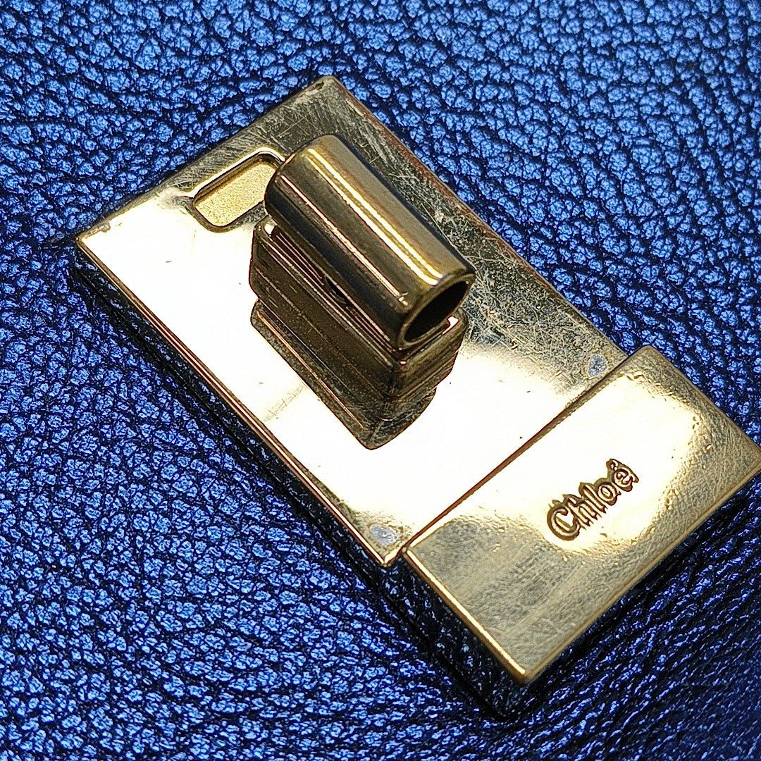 Drew Mini Calfskin Blue