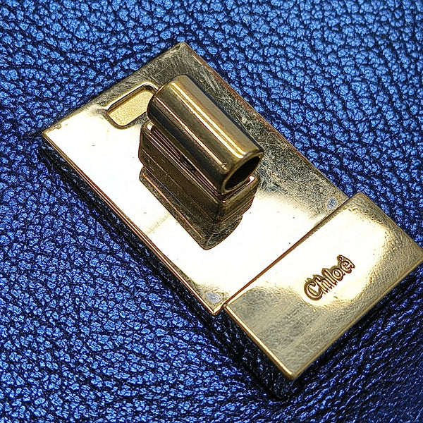 Drew Mini Calfskin Blue