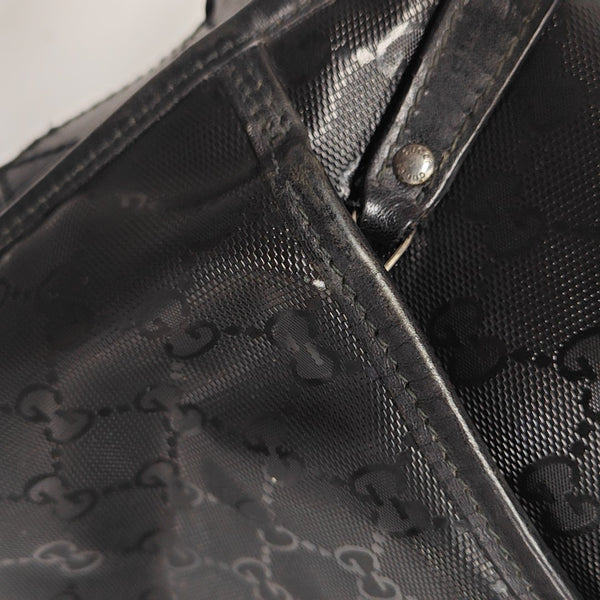 GG Imprime Monogram Coated Canvas Black