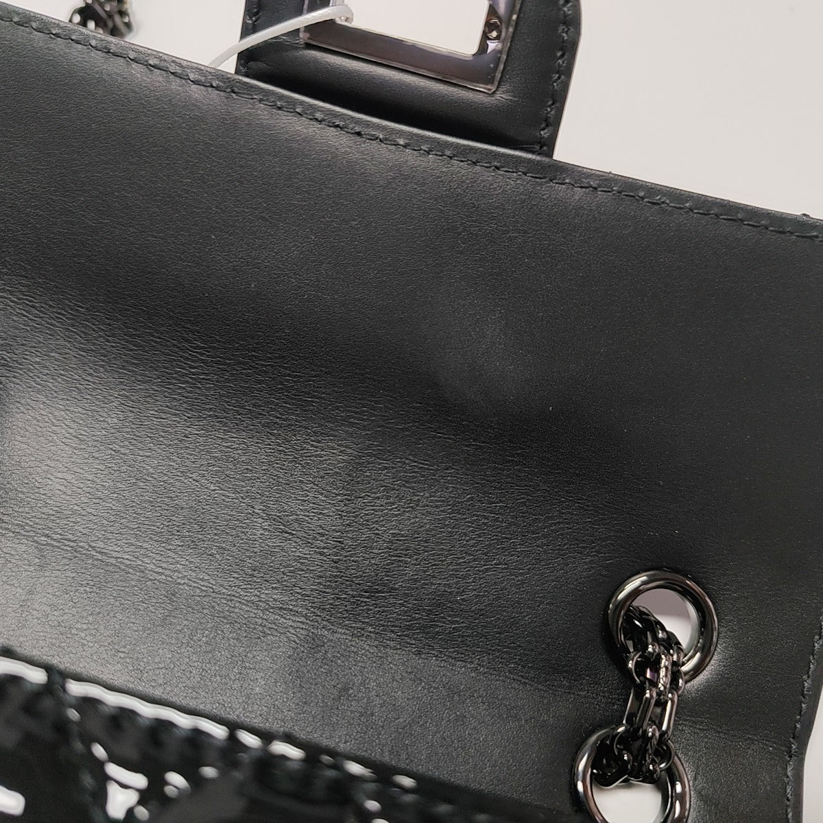 2.55 224 (mini) Quilted Patent Calfskin Black