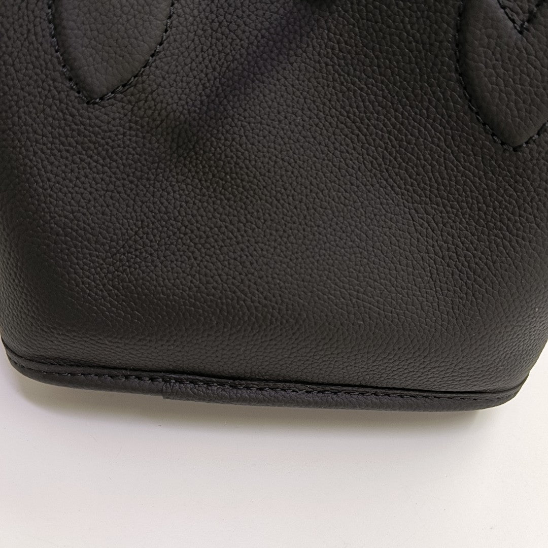 NEVERFULL INSIDE OUT BB Monogram Coated Canvas Black