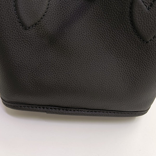 NEVERFULL INSIDE OUT BB Monogram Coated Canvas Black
