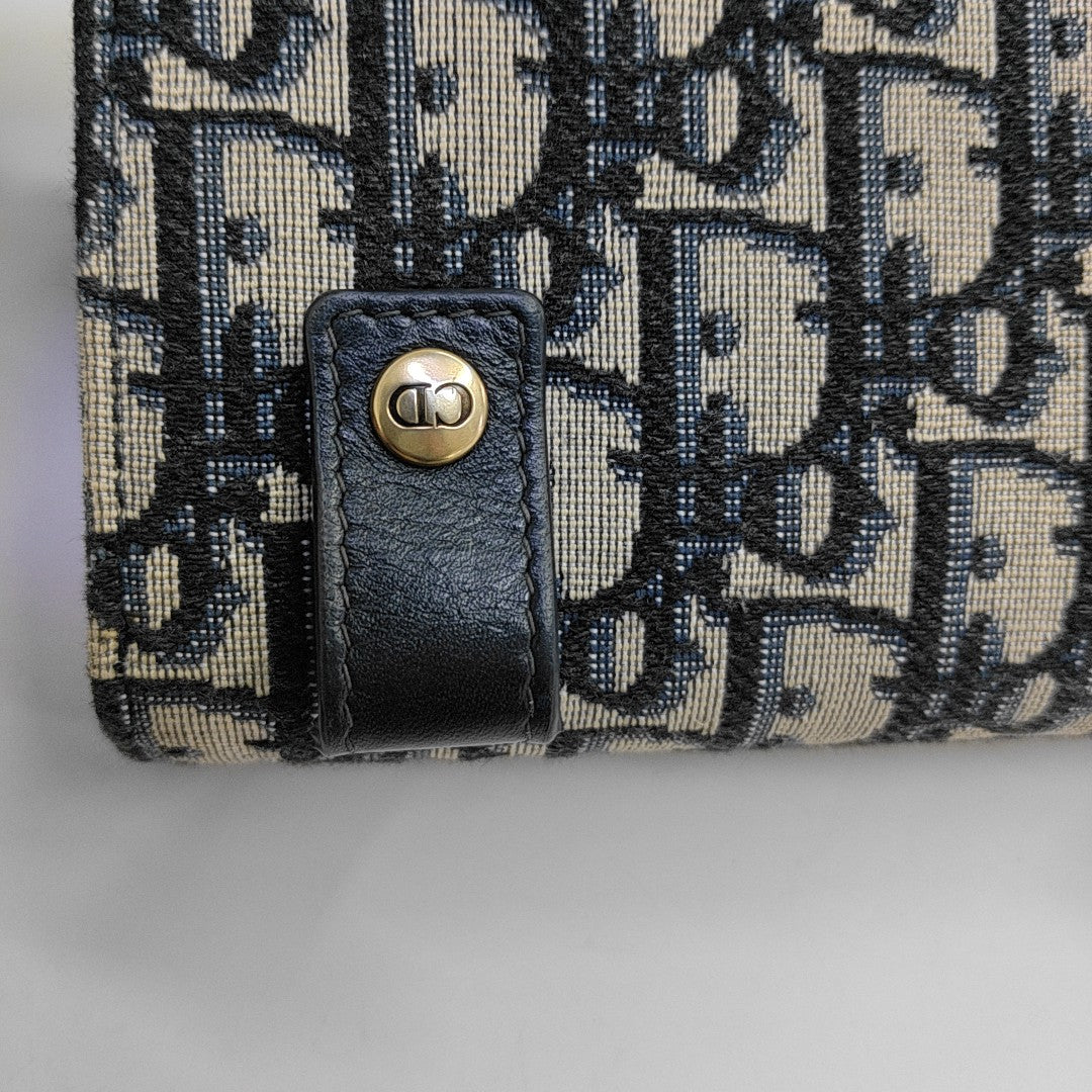 Saddle Mini Oblique Canvas Blue
