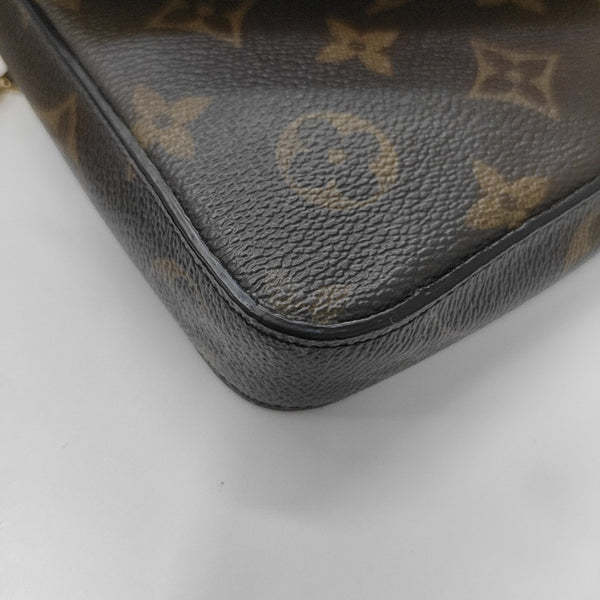 FÉLICIE Monogram Coated Canvas Brown