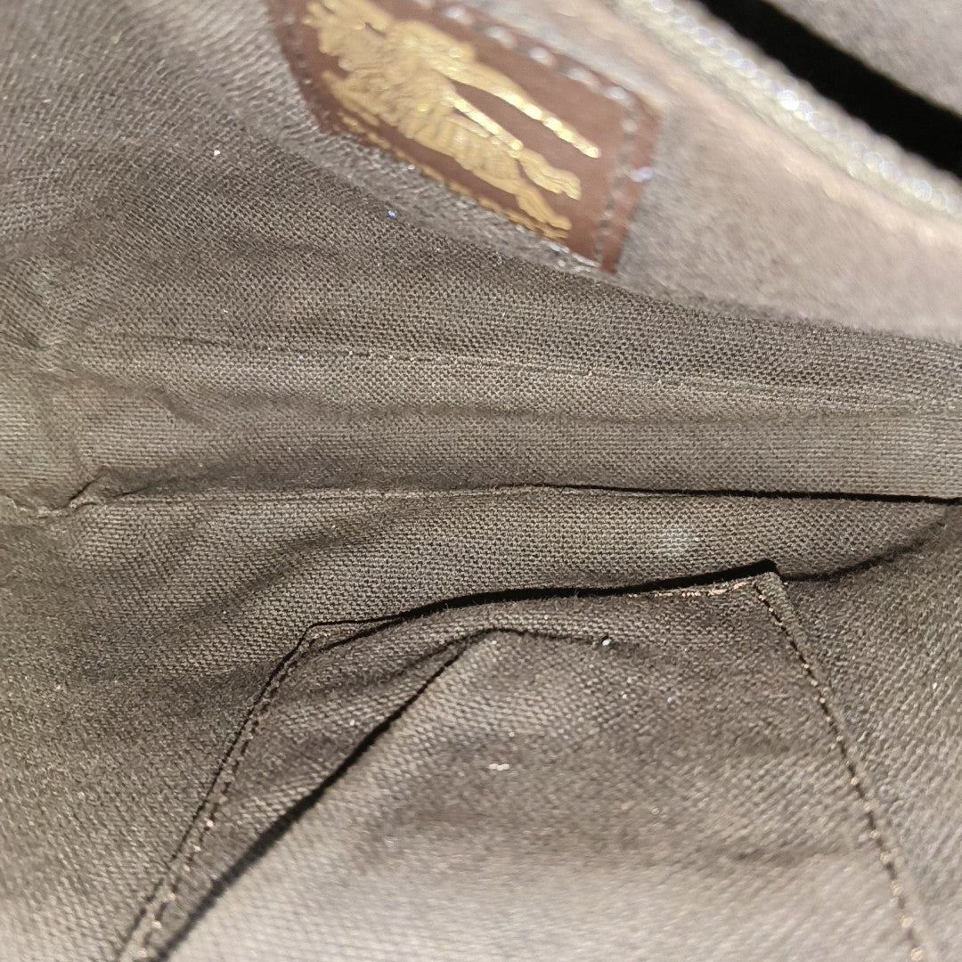 Coated Canvas Shoulder Bag Beige