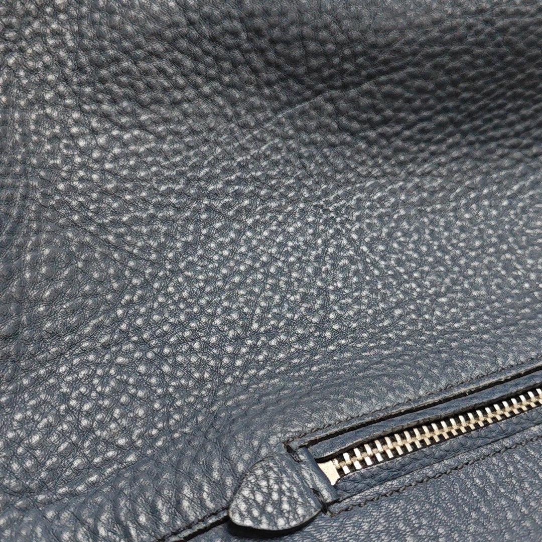 Calfskin Tote Bag Blue