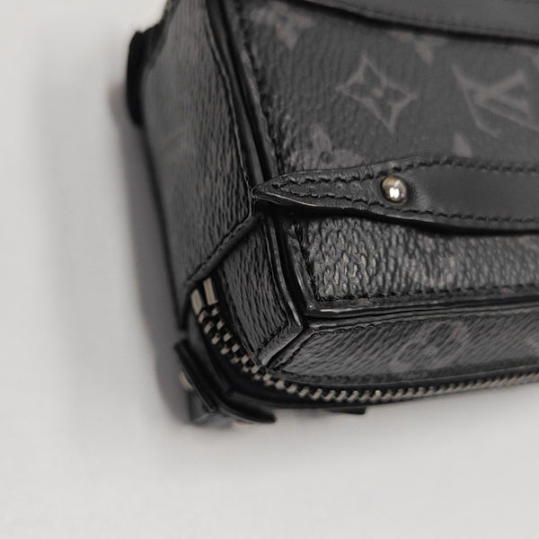 SOFT TRUNK Monogram Coated Canvas Black