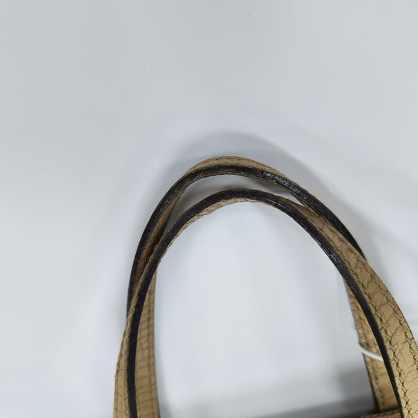 Monogram Coated Canvas Top Handle Bag Black