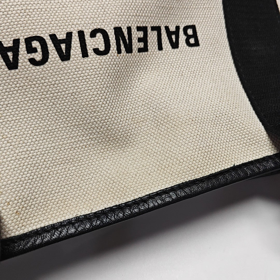Navy Mini Canvas White