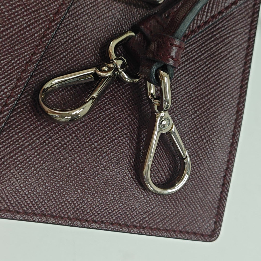 Sound Bag Saffiano Calfskin Red