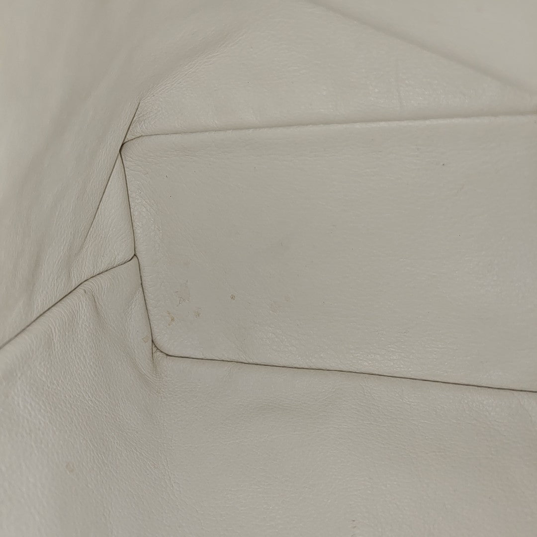 Anjou Mini Coated Canvas White