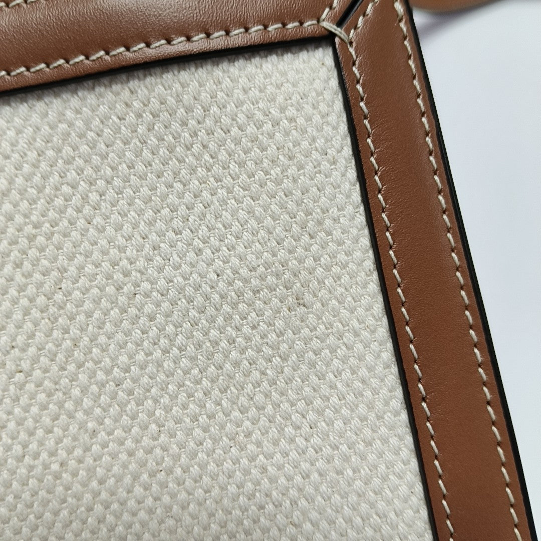 CABAS CELINE Mini Fabric White