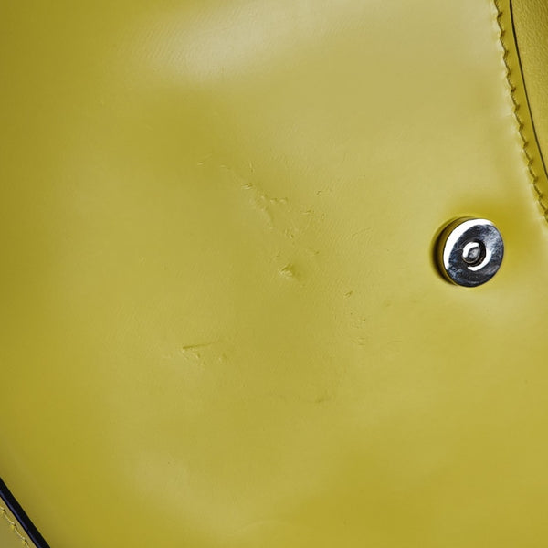 Cleo Mini Calfskin Yellow