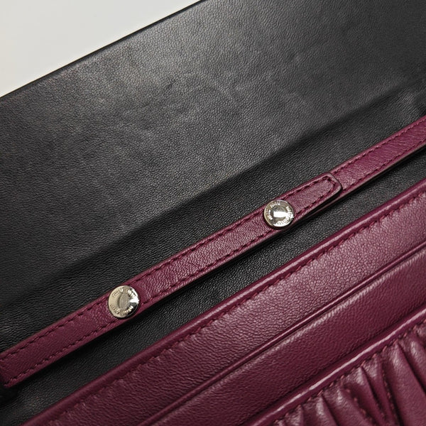 Crystal Quilted Lambskin Red