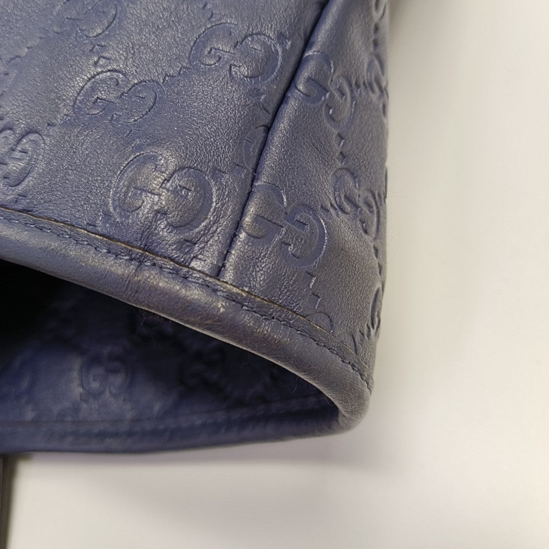 GG Imprime Monogram Calfskin Blue