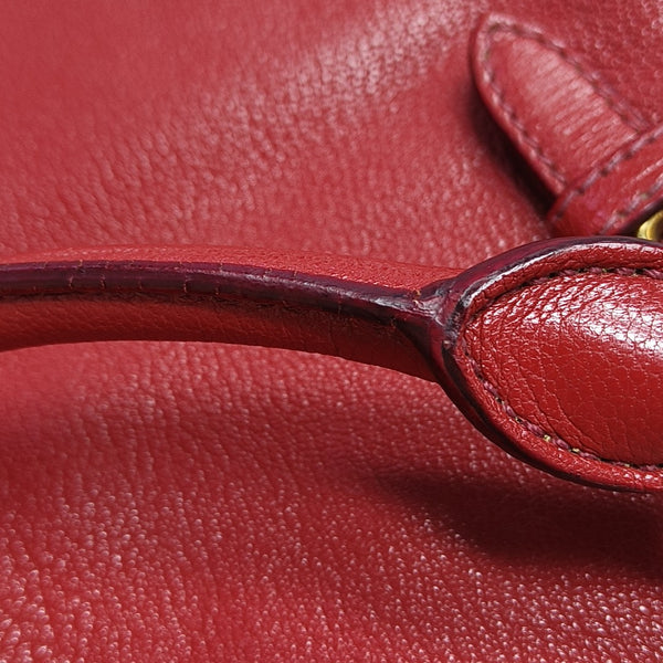 Bow Calfskin Red