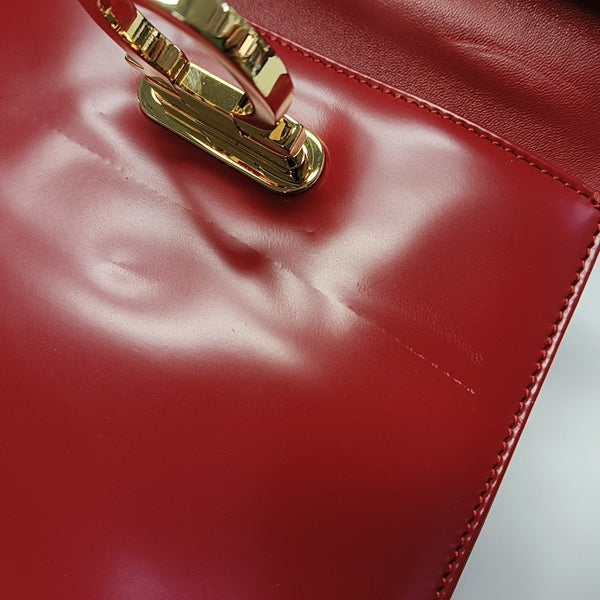 Kelly Small Calfskin Red