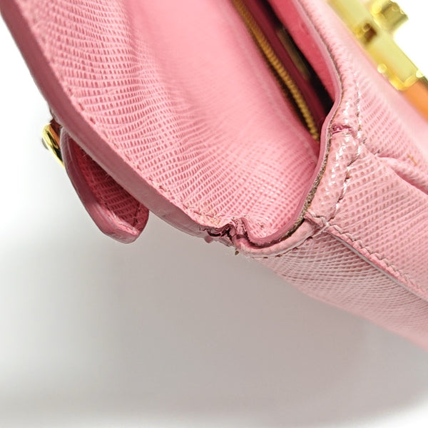 Sound Bag Saffiano Calfskin Pink