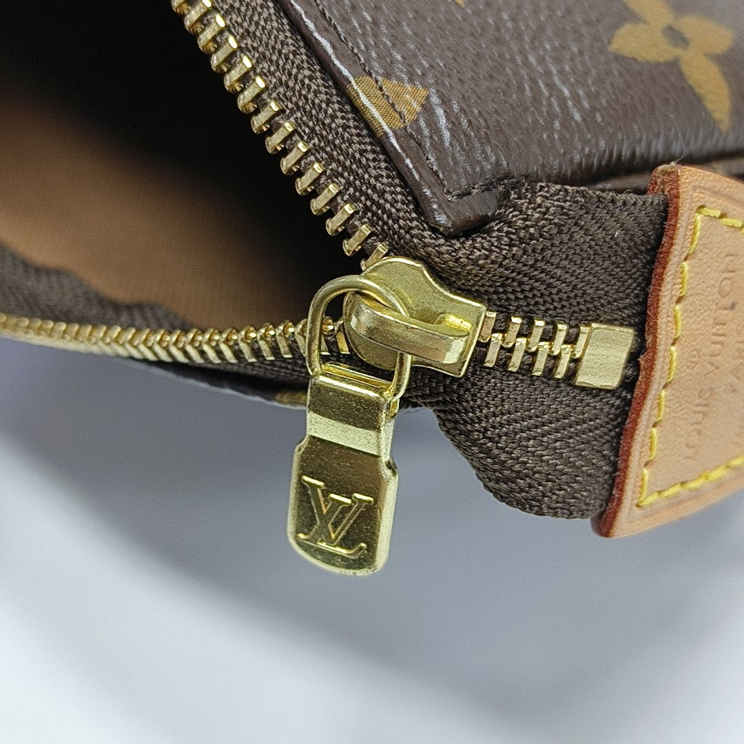 ACCESSOIRES Mini Monogram Coated Canvas Brown