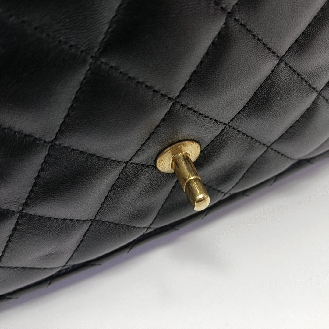 CLASSIC FLAP Maxi Quilted Lambskin Black