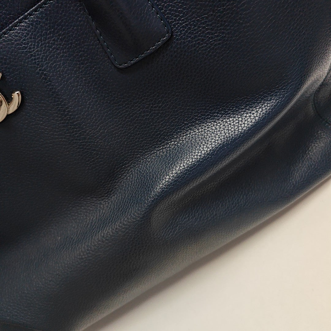 CERF Grained Calfskin Blue
