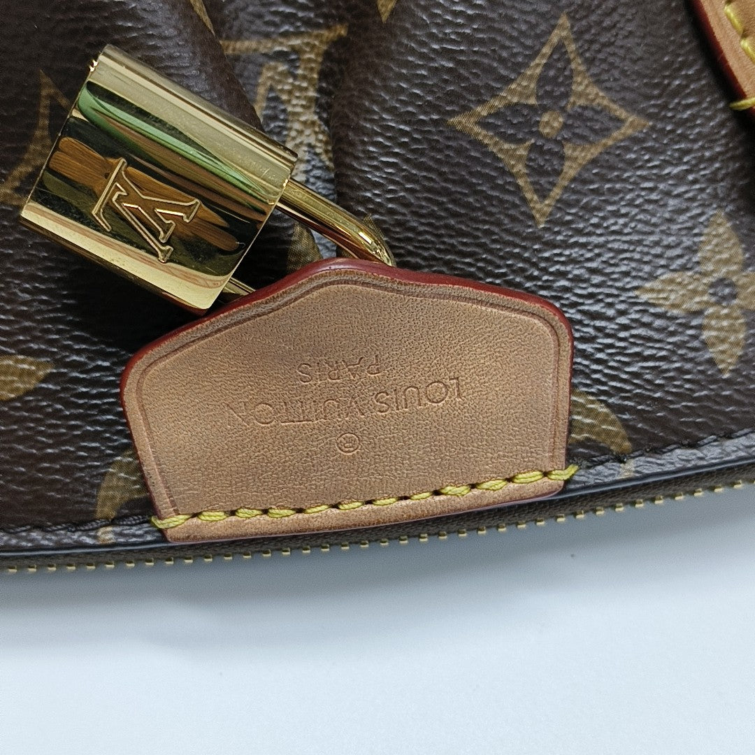 BOETIE PM Monogram Coated Canvas Brown