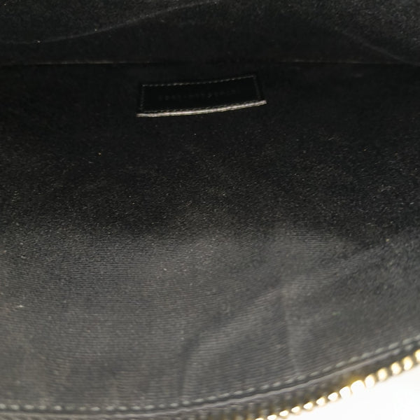 Calfskin Clutch Medium Black