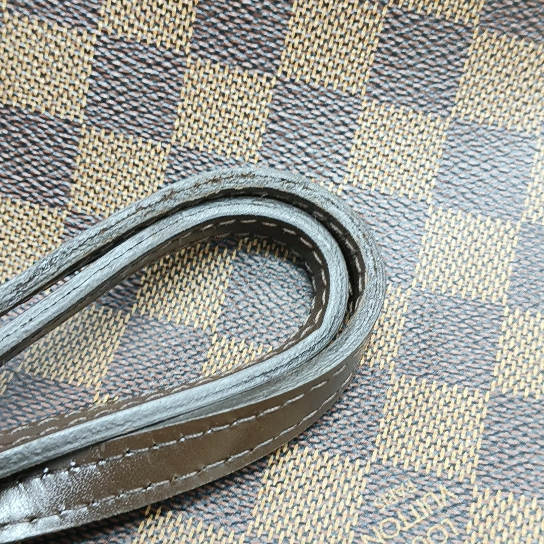 NEVERFULL MM Damier Ebene Coated Canvas Brown