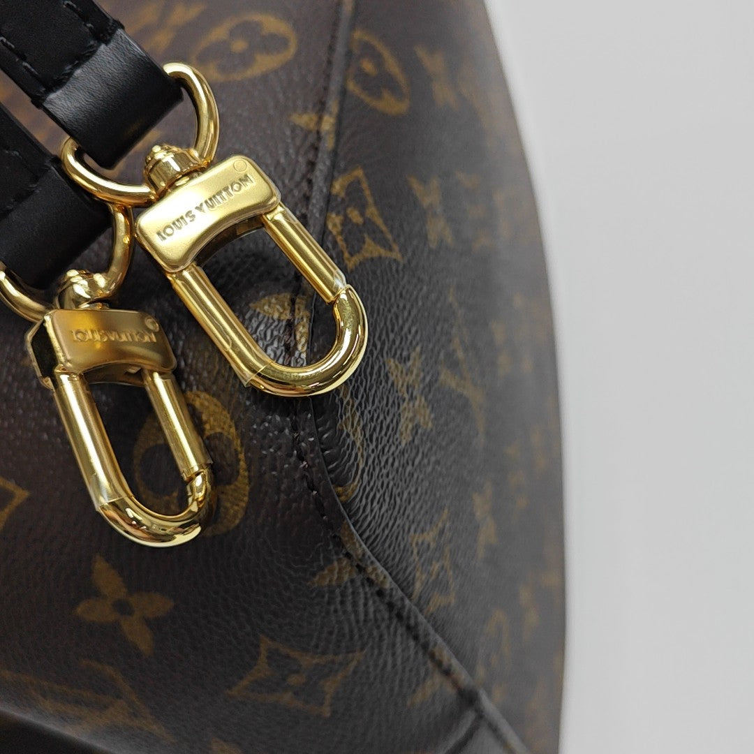 NÉONOÉ MM Monogram Coated Canvas Brown