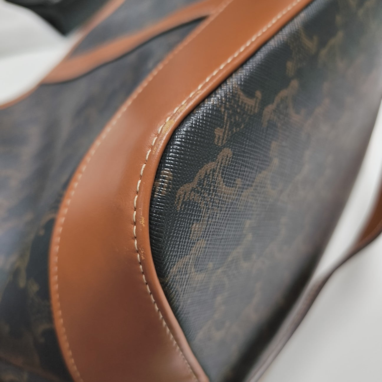 TRIOMPHE CANVAS Medium Coated Canvas Brown
