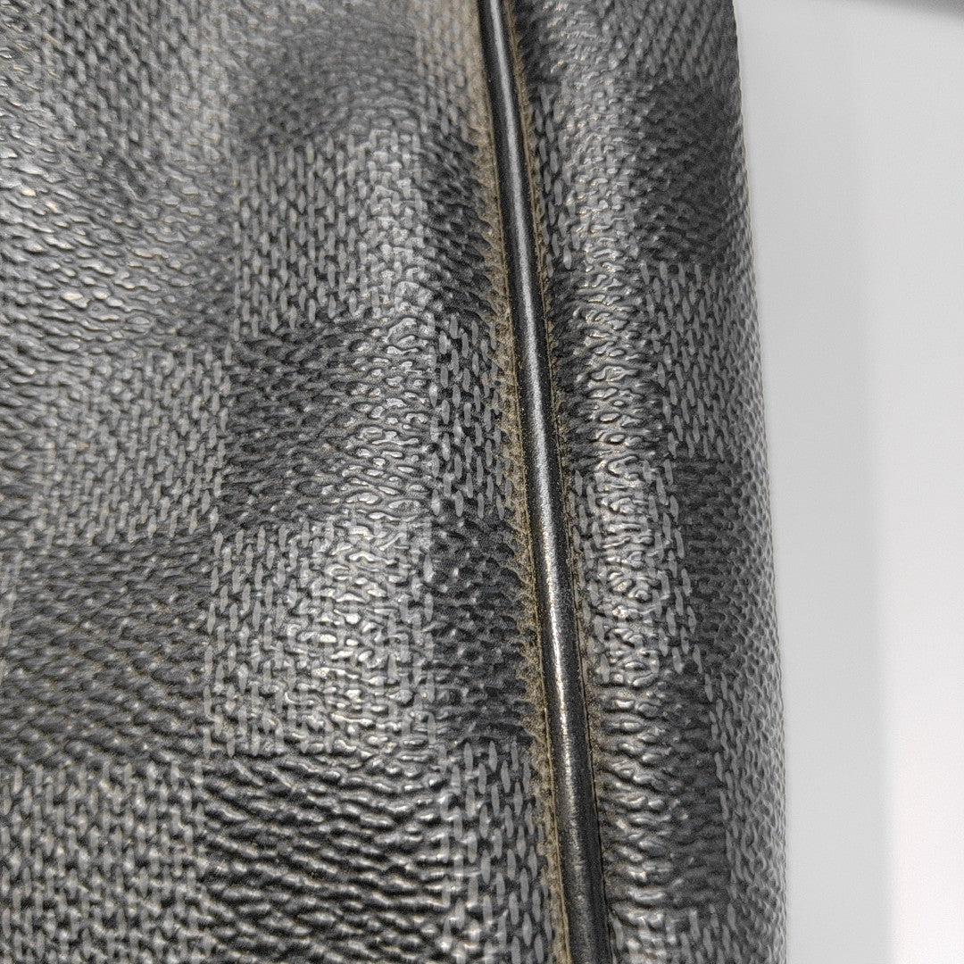 DANIEL MM Damier Graphite Coated Canvas Gray
