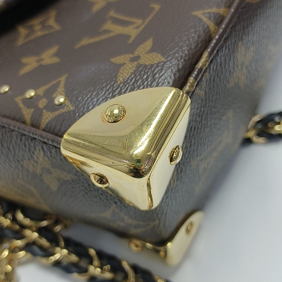 TRUNKIE Monogram Coated Canvas Brown