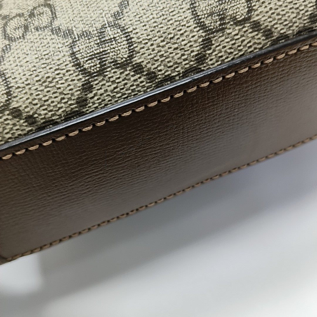 Retro Mini Monogram Coated Canvas Beige