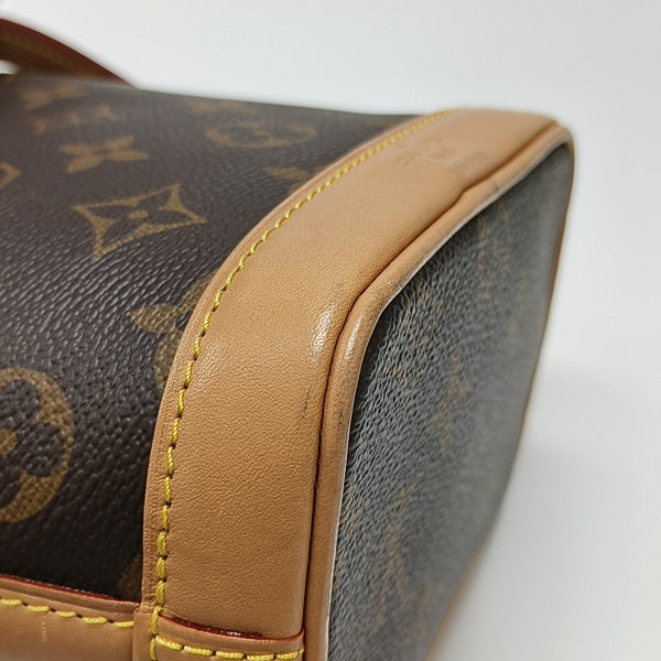 NOÉ Nano Monogram Coated Canvas Brown