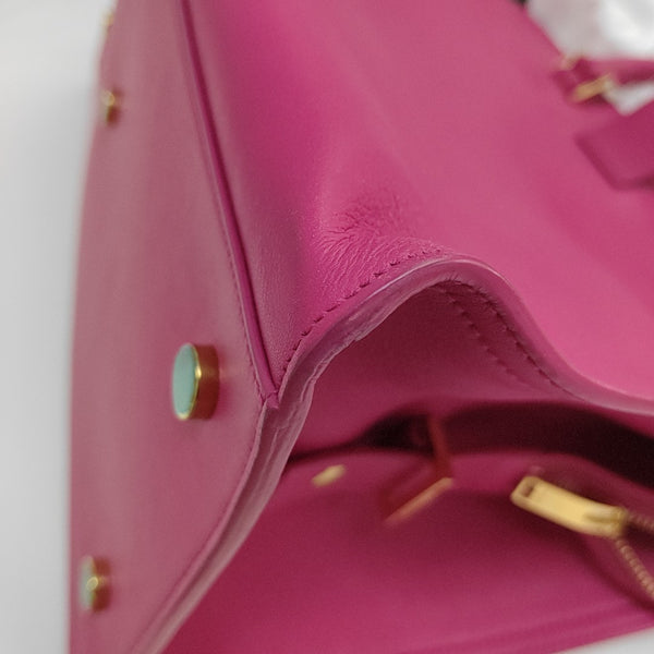 CHYC Y LIGNE Medium Calfskin Red