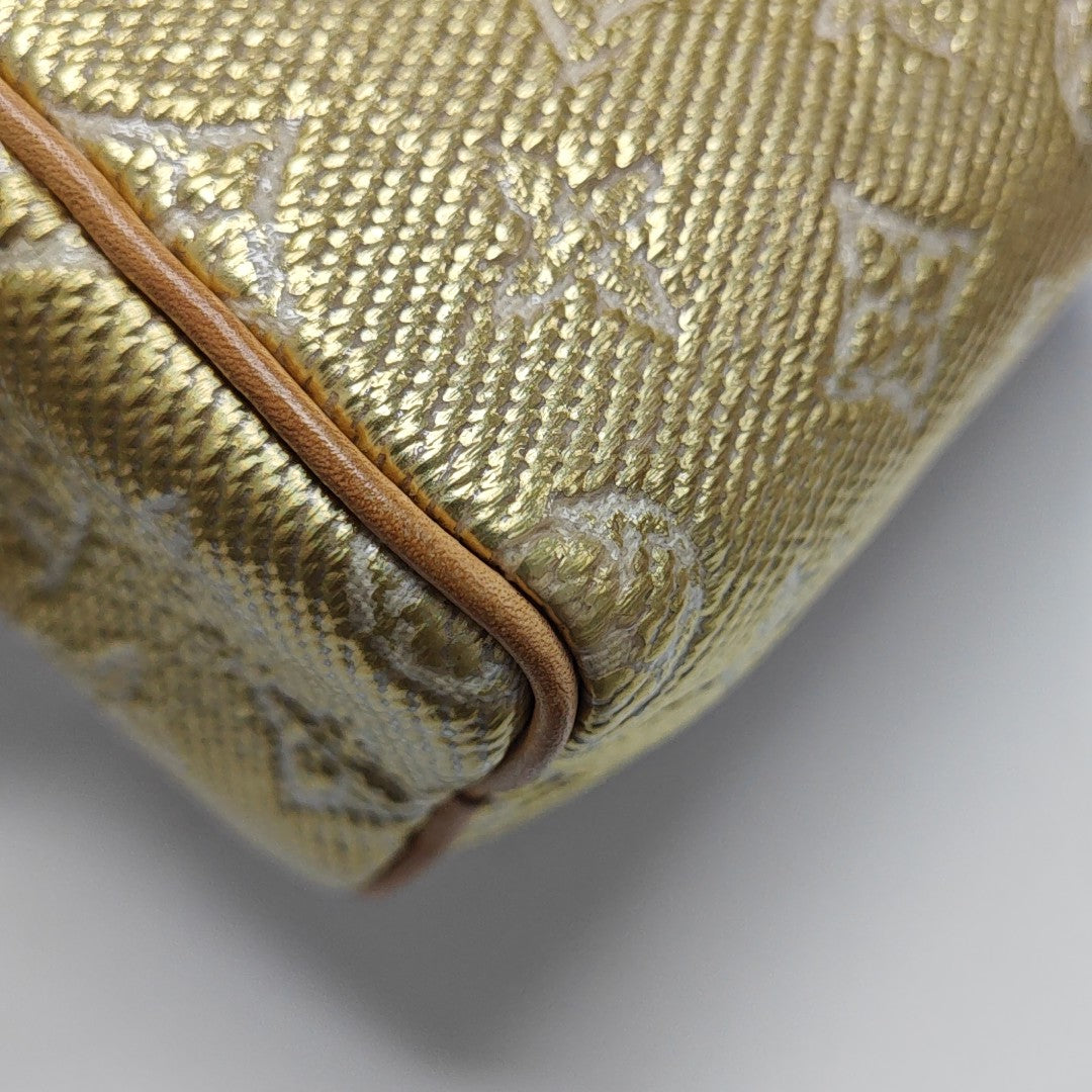 SPEEDY Nano Monogram Special Material Gold