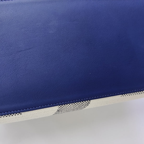 Cabas H En Biais Canvas White