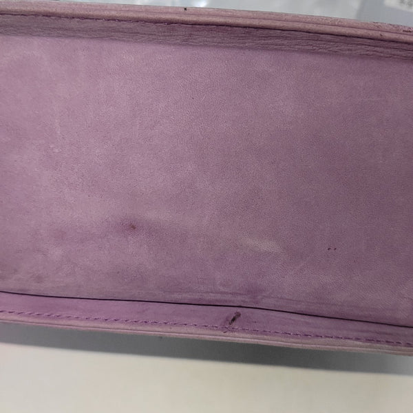 Suede Shoulder Bag Purple