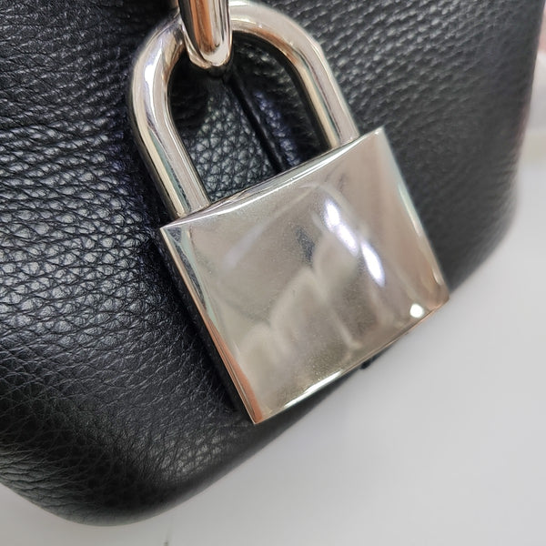 Calfskin Shoulder Bag Black