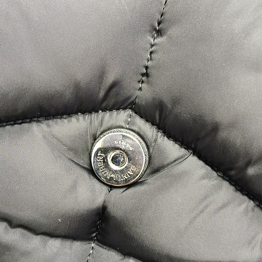 PUFFER Quilted Fabric Black