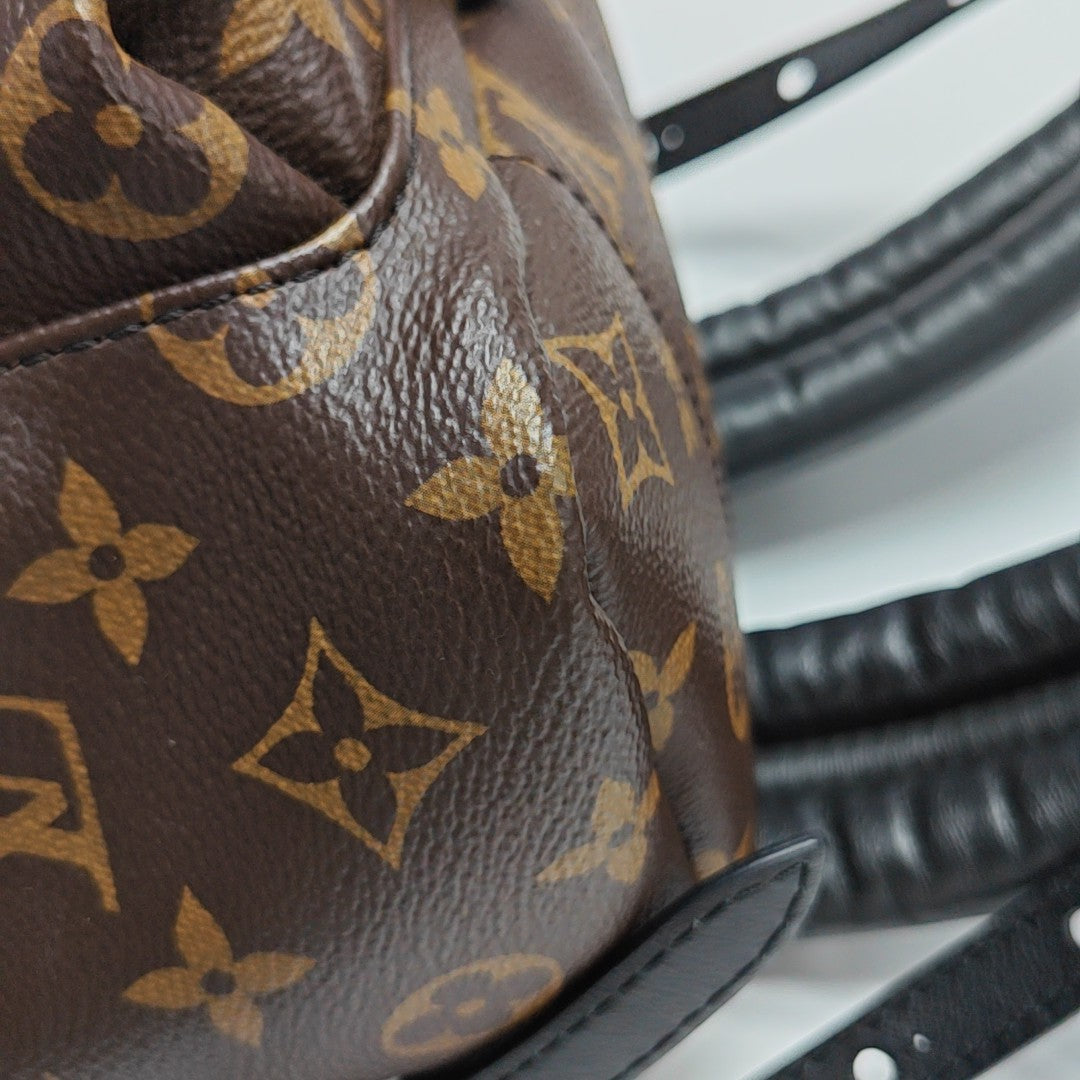 PALM SPRINGS PM Monogram Coated Canvas Brown
