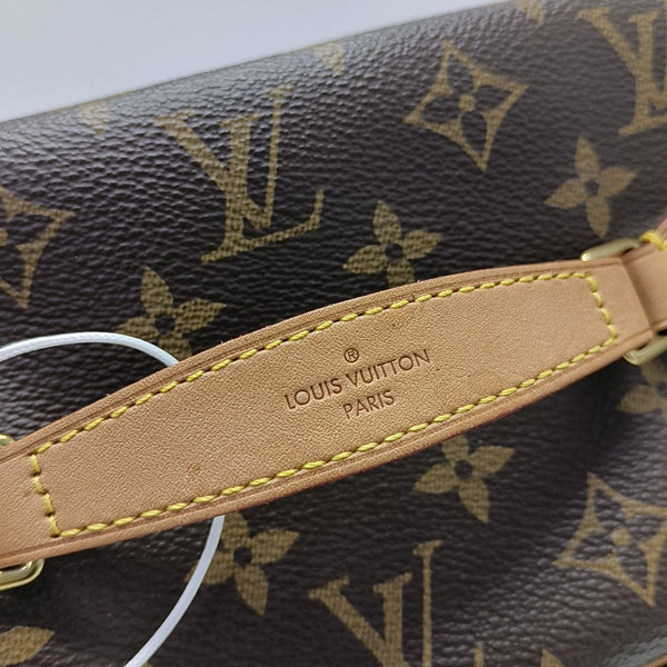 NICE BB Monogram Coated Canvas Brown